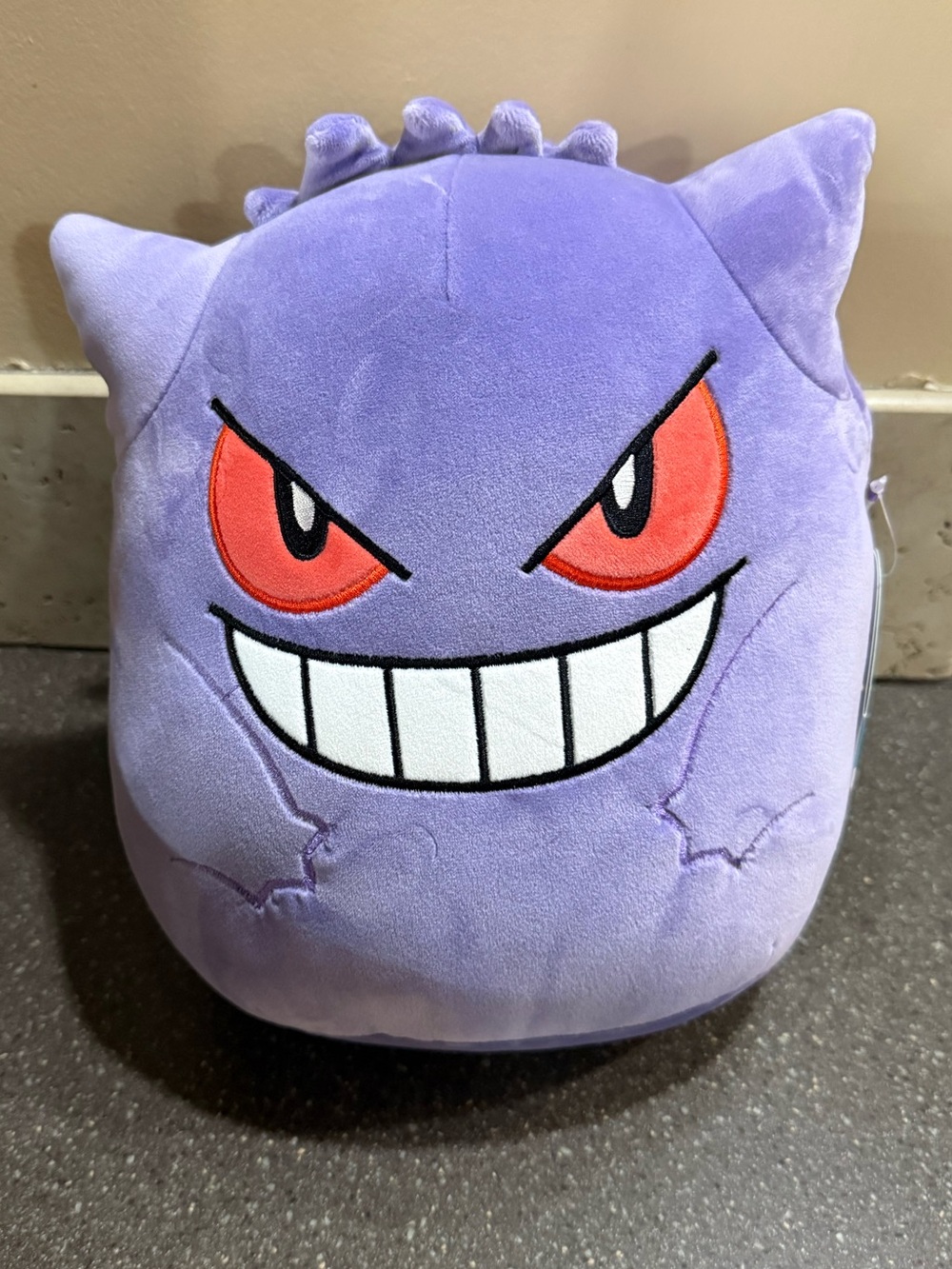 Squishmallows Purple Gengar-Inspired Plush Pillow